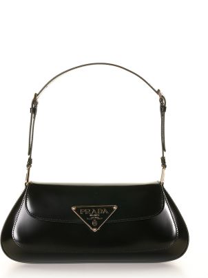 Shop PRADA Leather Outlet Handbags by BuyDE