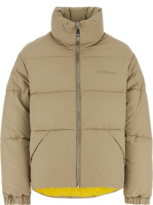 ダウンジャケット・コート KHRISJOY Beige nylon down jacket (KWF24R0624NY0002 CHA001) Khrisjoy Coats & Jackets for Men