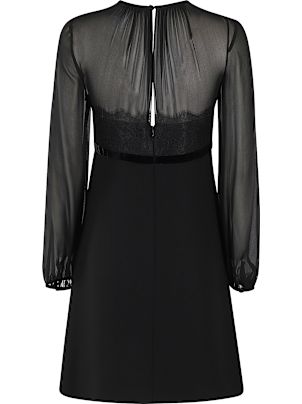 【送料&関税込】Max Mara Studio Black Crepe Jader Mini Dress Max Mara Studio Black Crepe Jader Mini Dress | italist