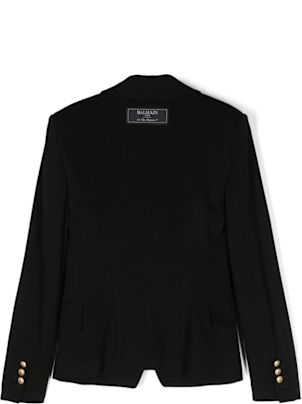 【関税&送料込】Balmain Giacca Doppiopetto In Lana Giacca doppio petto in lana nero – GIO MORETTI