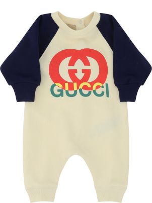 Baby Off-White 'Original Gucci' Bodysuit Set by Gucci