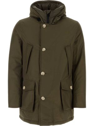 【関税&送料込】Woolrich Army Green Cotton Down Jacket Woolrich Army Green Cotton Down Jacket | italist