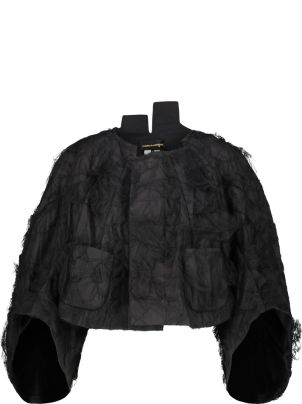 andresd stripe layered tulle jacket グレー andresd stripe layered tulle jacket グレー andresd stripe