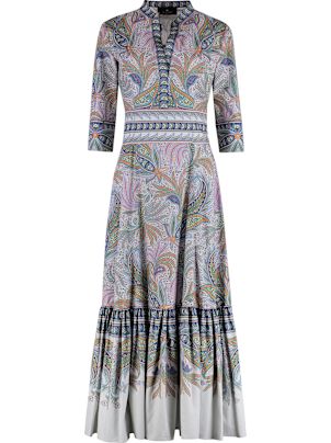オールインワン・サロペット Etro Multicolored Viscose Shirt Dress Medallion Print uploading-1321265-jpg20220217-