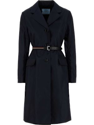 コート PRADA Midnight Blue Re-Nylon Trench Coat Prada Midnight Blue Re-nylon Trench Coat | italist