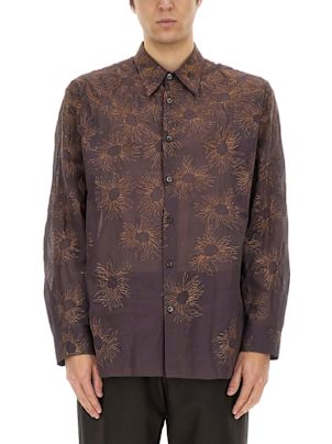 DRIES VAN NOTEN カジュアルシャツ 赤 2007725E0046 DRIES VAN NOTEN - DRIES VAN NOTEN ドリスヴァンノッテン
