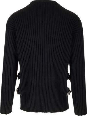 Versace Sweater With Side Buckles | italist