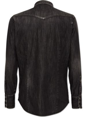 【関税込み】DSQUARED2 CLASSIC WESTERN SHIRT DSQUARED2 MEDIUM WASH CLASSIC WESTERN SHIRT | REVERSIBLE