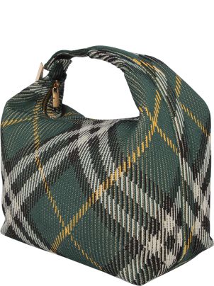 トートバッグ Burberry Embroidered nylon medium Peg handbag Burberry Embroidered Nylon Medium Peg Handbag | italist