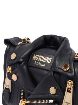 【送料&関税込】Moschino Leather Bag. Moschino Black Heart Shoulder Bag – Treasures of NYC