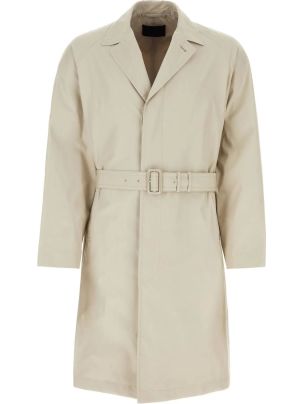コート PRADA PRINTED COTTON OVERCOAT Vintage Prada Coats and Outerwear - 71 For Sale at 1stDibs
