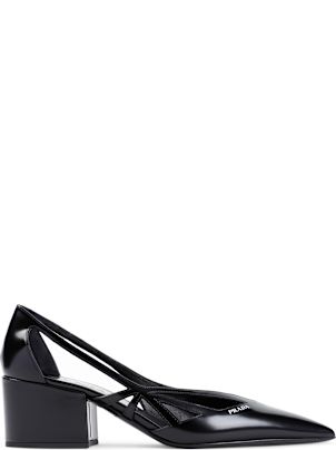 ハンサム♪◇カットアウト Pumps◇PRADA Prada Cut-out Pumps | italist