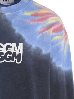 スウェット・トレーナー MSGM MSGM X BURRO STUDIO COTTON TIE DYE SWEATSHIRT MSGM MSGM X BURRO STUDIO COTTON TIE DYE SWEATSHIRT (MSGM