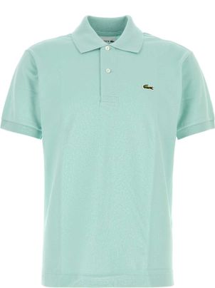 Tシャツ・カットソー LACOSTE SS25 Sea green piquet polo shirt (1212 LGF) Lacoste Sea Green Piquet Polo Shirt | italist
