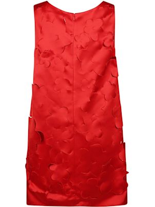 Marni Cut Out Detail Flared Duchess Satin Dress | italist