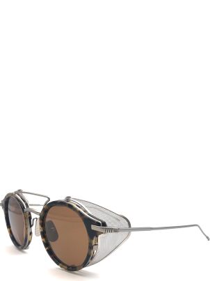 【送料&関税込】Thom Browne Ues804a/g0003 Sunglasses - Unise Acetate And Titanium Round Sunglasses | Thom Browne