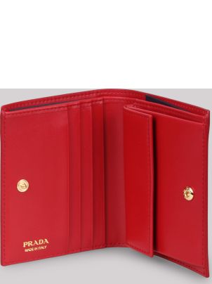 Prada Triangle Logo Patent Leather Wallet | italist, ALWAYS LIKE A