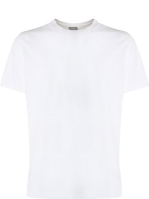 Tシャツ・カットソー ZANONE WHITE COTTON T-SHIRT Zanone Clothing for Men