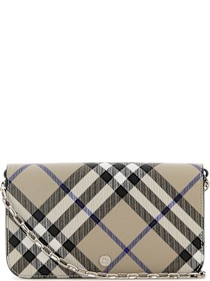 Burberry Checked Chain-linked Wallet | italist