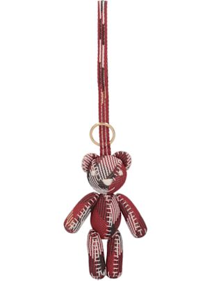 【送料&関税込】Burberry Fox Keyring Charm Burberry Burberry Fox Charm Keychain w/ Tags - Blue