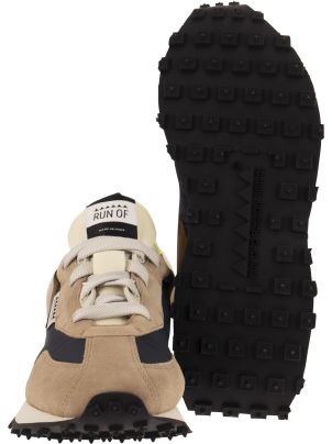 スニーカー RUN OF BARRIO M - Sneakers suede, canvas and leather RUN OF Barrio M - Sneakers Suede, Canvas And Leather