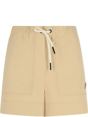 【送料&関税込】Moncler Grenoble Beige Polyester Shorts Beige Froissé Technical Shorts - MONCLER GRENOBLE - Russocapri