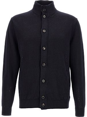 トップス made in italy ZANONE cardigun en Zanone Zip Cardigan | italist