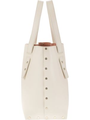 トートバッグ FABIANA FILIPPI Leather and studded tote bag Fabiana Filippi/ファビアナ フィリッピ｜レザー アンド