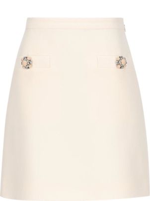 Valentino【関税込】スタッズボタン ツイード ミニスカート Valentino【関税込】スタッズボタン ツイード ミニスカート ミニ
