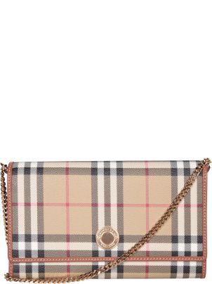Burberry Hannah Trac Check Beige Bag | italist