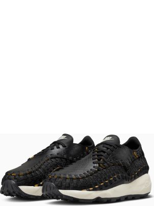 即発★NIKE★(WOMENS) AIR FOOTSCAPE WOVEN PRM★FQ8129-010 Nike Air Footscape Woven PRM Black Croc (Women's) - FQ8129