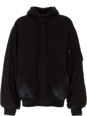 【関税&送料込】Balenciaga Black Cotton Oversize Sweatshirt Balenciaga Black Cotton Oversize Sweatshirt | italist
