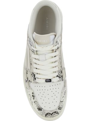 ミミハム AMIRI 'skull' Grey Low Top Sneakers With Skull Patch In