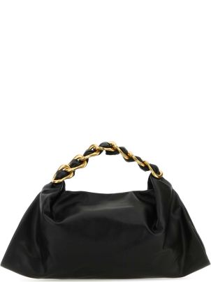 【関税&送料込】Burberry Black Leather Medium Swan Handbag Burberry Small Swan Leather Shoulder Bag | Grey | FARFETCH