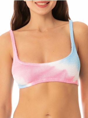 MC2 Saint Barth Woman Crinkle Bralette Top Swimsuit