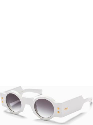 【送料&関税込】Balmain Olivier - White Sunglasses Balmain - Olivier (White | Gold) – Good See Co.