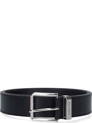 【関税&送料込】Givenchy Gentleman Belt Gentleman belt in 4G leather in - black | Givenchy US