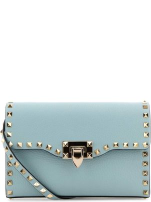Valentino Garavani Light Blue Leather Small Rockstud