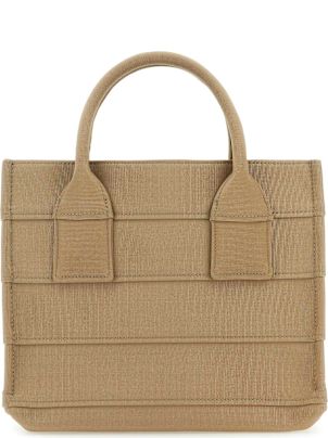 ハンドバッグ Salvatore Ferragamo Beige fabric Beach S handbag Ferragamo Beige Fabric Beach S Handbag | italist
