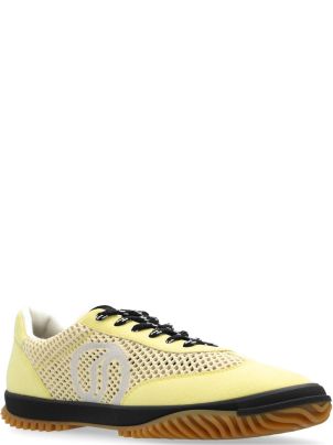 【送料&関税込】Stella McCartney S Wave Lace-up Sneakers STELLA MCCARTNEY S-Wave Sport recycled-mesh and vegan suede