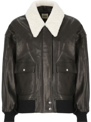 レザージャケット・コート KHAITE FW25 'Edith' jacket (6181937 200) Edith Jacket in Black Leather – KHAITE