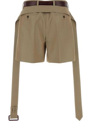 ショーツ PRADA KHAKI TWILL SHORTS Prada Khaki Twill Shorts | italist