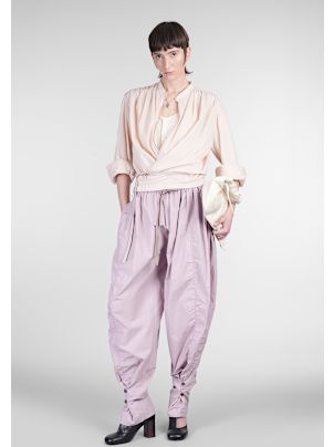 Lemaire Pants In Lilla Cotton | italist