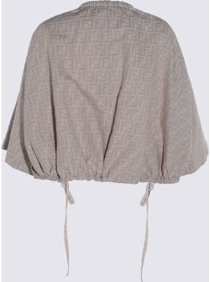 アウターその他 FENDI BEIGE COTTON CASUAL JACKET Fendi Beige Cotton Casual Jacket | italist