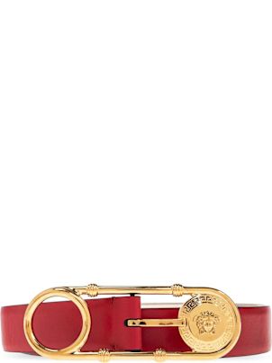 【送料&関税込】Versace Medusa Detailed Safety-pin Belt Versace Medusa Detailed Safety-pin Belt | italist