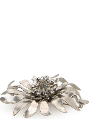 Miu Miu Silver Metal Brooch | italist