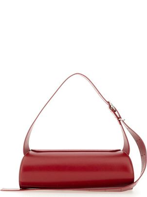 Jil Sander Cannolo Logo Embossed Small Tote Bag | italist