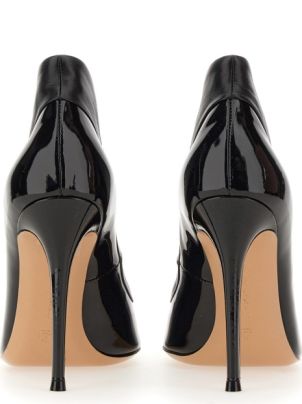 【関税&送料込】Gianvito Rossi Decollete Tuxedo Gianvito Rossi Tuxedo 100 Pumps in Black Velvet/Satin — UFO