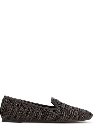 Brunello Cucinelli Raffia Slippers | italist