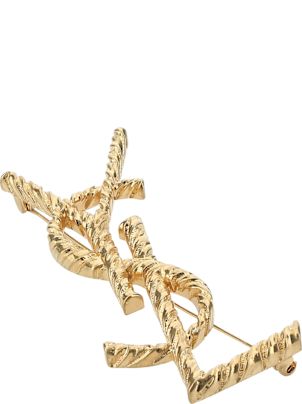 Saint Laurent Broche Ysl Texture T | italist